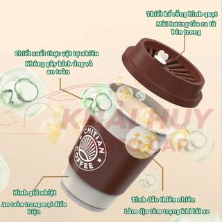 Sáp Thơm Cafe Ô Tô CHITIAN Hình Cốc Cà Phê Cho Xe Hơi Văn Phòng Nhà Cửa Dung Tích 200ml