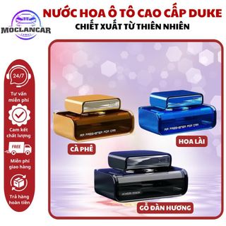 Nước Hoa Ô Tô Cao Cấp DUKE – Chiết Xuất Thiên Nhiên 100%, Hàng Pháp Chính Hãng, Khử Mùi & Chống Say Xe Hiệu Quả