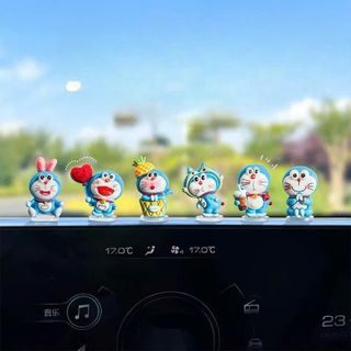 Set 6 Mèo Doraemon Dễ Thương Trang Trí Xe, Bàn Học, Văn Phòng,... Khaihuyauto