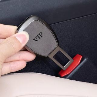 Chốt Tiếp Nối Đai An Toàn Ngắt Chuông Báo Đồng Cho ô Tô-Chất Liệu Da Lộn Mẫu Cao Cấp