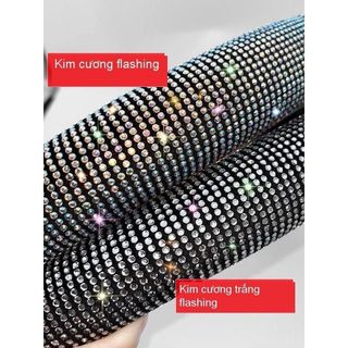 Bọc Vô Lăng Ô Tô Đính Đá Họa Tiết Thiên Nga Vương Miện Cao Cấp - Phụ Kiện Bọc Vô Lăng Xe Hơi Khải Huy Auto Car