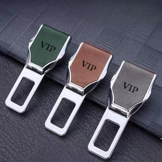 Chốt Tiếp Nối Đai An Toàn Ngắt Chuông Báo Đồng Cho ô Tô-Chất Liệu Da Lộn Mẫu Cao Cấp