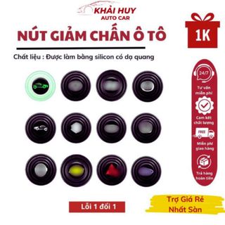 Nút Giảm Chấn Ô Tô Nút Giảm Lực Đóng Cửa Xe Miếng Dán Chống Sốc Bảo Vệ Cửa Xe khaihuyauto