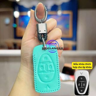 (Xe Xanh SM) Bao Da Chìa Khoá Xe Điện VINFAST VF6, VF7, VF8, VF9,Bảo Vệ Khoá Xe Chống Trầy Xước