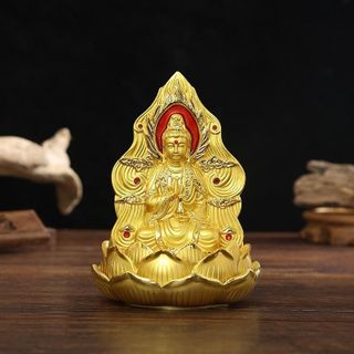 Tượng Phật Bà Quan Âm Nghìn Tay trang trí taplo ô tô - phật bà 2 mặt đế có nước hoa siêu sang trọng