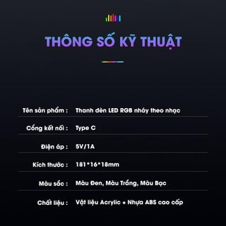 Đèn Led Rgb Nháy theo nhạc.cảm biến âm thanh,điều khiển bằng ap trên điện thoại-trang trí phòng-ô tô