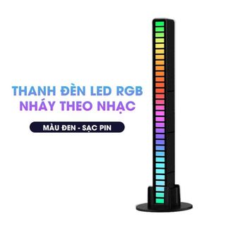 Đèn Led Rgb Nháy theo nhạc.cảm biến âm thanh,điều khiển bằng ap trên điện thoại-trang trí phòng-ô tô