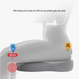 Đệm Lót Ghế Ô Tô Cao Su Non Nâng Chiều Cao, Cải Thiên Tầm Nhìn Chống Mỏi Hiệu Quả khaihuyauto