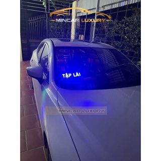Biển Báo Tập Lái Xe Đèn Led Cho Thầy Giáo,Người Mới Tập Lái Chưa Vững Chân Cắm USB Có Công Tắc Tắt Bật