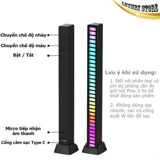 Đèn Led Rgb Nháy theo nhạc.cảm biến âm thanh,điều khiển bằng ap trên điện thoại-trang trí phòng-ô tô
