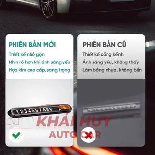 Bảng Ghi Số Điện Thoại Logo Việt Nam Để Taplo Ô Tô Chất Liệu Hợp Kim Pha Thép Chắc Chắn