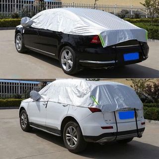 Moclancar Bạt Phủ Nóc Ô Tô 5D Chống Nắng Nước Xước Phản Quang Cao Cấp - Chất Liệu PE Tráng Nhôm - Kích Cỡ Đa Dạng Cho Xe 4-7 Chỗ