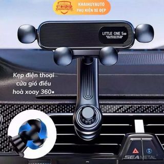 Giá Đỡ Điện Thoại Ô Tô The One Pro LITTLE OME 6 - Kẹp Cửa Gió Điều Hòa Xoay 360 Độ Khải Huy Auto Car