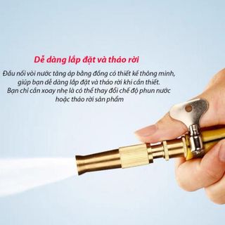 Đầu Vòi Xịt Tăng Áp Mini Vòi Sịt Phun Nước Có Thế Điều Chỉnh Chế Độ Tăng Áp Cực Mạnh