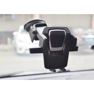 Kẹp giá đỡ điện thoại trên xe ô tô - có chân hít kính xoay 360 độ