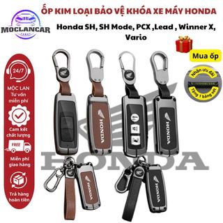 Ốp Chìa Khóa hợp kim cao cấp Dành Cho Nhiều Loại Xe Máy Honda SH, SH Mode,Lead Loại 2,3 nút đời mới