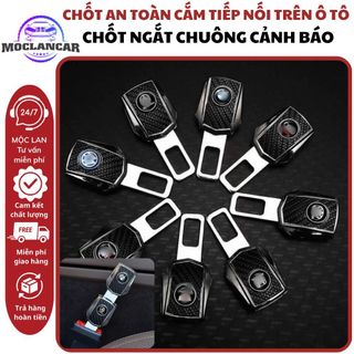 Chốt Cắm Đai An Toàn Cho Ô Tô - Có Thể Cắm Nối Tiếp - Chất Liệu Carbon Mẫu Mới- Chốt Chồng Đai Ngắt Chuông Báo Động Cacbon