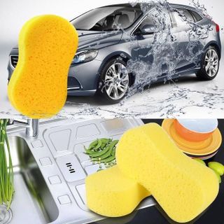Bọt Biển Phụ Kiện Rửa Xe Hơi Ô Tô Đa Năng Nén Chân Không Bọt Biển Siêu Thấm Hút Phụ Kiện Lau Xe