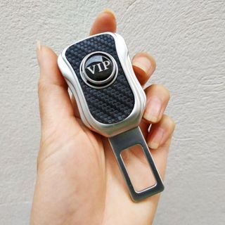 Chốt Cắm Đai An Toàn Cho Ô Tô - Có Thể Cắm Nối Tiếp - Chất Liệu Carbon Mẫu Mới- Chốt Chồng Đai Ngắt Chuông Báo Động Cacbon