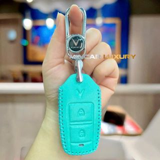 (Xe Xanh SM) Bao Da Chìa Khoá Xe Điện VINFAST VF3, Bảo Vệ Khoá Xe Chống Trầy Xước