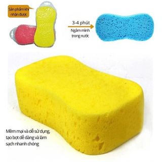 Bọt Biển Phụ Kiện Rửa Xe Hơi Ô Tô Đa Năng Nén Chân Không Bọt Biển Siêu Thấm Hút Phụ Kiện Lau Xe