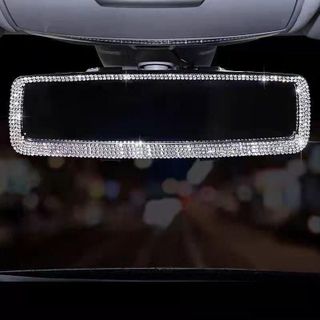 Gương Decor Đính Đá Gắn Gương Chiếu Hậu Xe Ô Tô Cao Cấp
