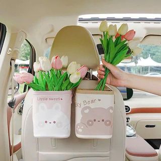 Túi Đựng Đựng Đồ Đa Năng Hộp Đựng Sau Ghế Ô Tô Hình Hoạt Hình Chất Liệu Da PU Dễ Dàng Vệ Sinh-Mincar
