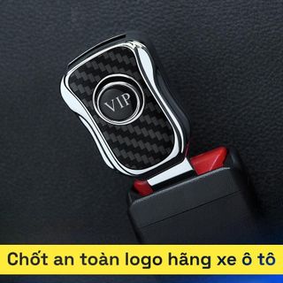 Chốt Cắm Đai An Toàn Cho Ô Tô - Có Thể Cắm Nối Tiếp - Chất Liệu Carbon Mẫu Mới- Chốt Chồng Đai Ngắt Chuông Báo Động Cacbon