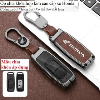 Ốp Chìa Khóa hợp kim cao cấp Dành Cho Nhiều Loại Xe Máy Honda SH, SH Mode,Lead Loại 2,3 nút đời mới