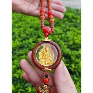 Khánh Treo Xe Quan Thế Âm Bồ Tát – Gỗ Cẩm Lai Cao Cấp - Khánh Treo Xe Bình An - May Mắn