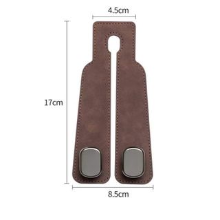 Móc Treo Đồ Sau Ghế Ô Tô Chất Liệu Da Lộn Cao Câp Chịu Lực Lên Đến 20KG-otofunmoclan