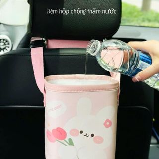 Túi Đựng Đựng Đồ Đa Năng Hộp Đựng Sau Ghế Ô Tô Hình Hoạt Hình Chất Liệu Da PU Dễ Dàng Vệ Sinh-Mincar
