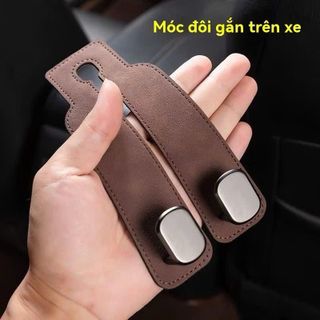 Móc Treo Đồ Sau Ghế Ô Tô Chất Liệu Da Lộn Cao Câp Chịu Lực Lên Đến 20KG-otofunmoclan