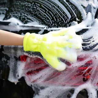 Găng Tay Rửa Xe Ô Tô, Xe Máy – Siêu Mềm, Dày Dặn, Thấm Nước Tạo Bọt Tốt, Chống Trầy Xước