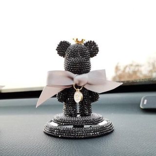 Trang trí taplo ô tô -  Gấu Gloomy Bear Đính Đá có chứa sáp thơm Ô Tô (GCD) Nội Thất