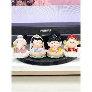 Tượng phật mini để bàn trang trí nhà cửa ô tô - KT 7.5x6x5.5 Decor
