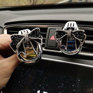 Nước hoa cài cửa gió ô tô,đính đá nơ,Thiên nga mùi thơm nhẹ nhàng