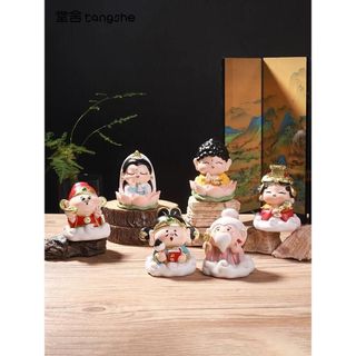 Tượng phật mini để bàn trang trí nhà cửa ô tô - KT 7.5x6x5.5 Decor