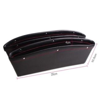Khay Đựng Đồ Khe Ghế Dạng Dẹt Để Ô Tô Đa Năng - Hộc Để Đồ Cao Cấp Gắn Vào Ghế Lái, Ghế Phụ Trên Xe Hơi