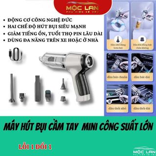 Máy Hút Bụi Ô Tô SUITU Chính Hãng Hút Bụi Cầm Tay Không Dây Tốc Độ 35500rpm 120W Lực Hút 9000pa Động Cơ Nhập Khẩu Đức Làm Sạch