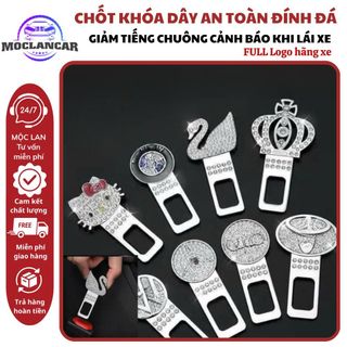 Chốt Cắm Đai An Toàn Trên Ô Tô Đính Đá Theo Xe, Chốt Dây An Toàn Các Hãng, Chốt Cài Đai An Toàn