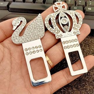 Chốt Cắm Đai An Toàn Trên Ô Tô Đính Đá Theo Xe, Chốt Dây An Toàn Các Hãng, Chốt Cài Đai An Toàn