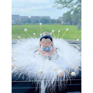 Tượng phật mini để bàn trang trí nhà cửa ô tô - KT 7.5x6x5.5 Decor