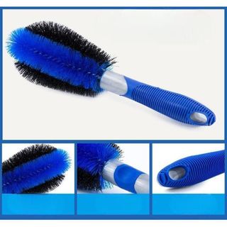 Dụng Cụ Bàn Chải Vệ Sinh Bánh Xe lazang màu xanh vệ sinh bánh xe chuyên nghiệp Phụ Kiện Lau Xe Rửa Xe