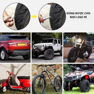 [HOT] Bộ Vá lốp Chuyên Dụng Dùng Trong Trường Hợp Khẩn Cấp - Không Cần Tháo Lốp