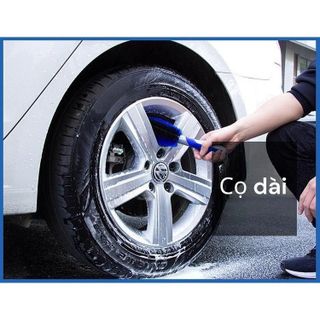 Dụng Cụ Bàn Chải Vệ Sinh Bánh Xe lazang màu xanh vệ sinh bánh xe chuyên nghiệp Phụ Kiện Lau Xe Rửa Xe