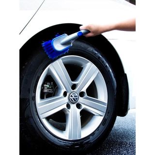 Dụng Cụ Bàn Chải Vệ Sinh Bánh Xe lazang màu xanh vệ sinh bánh xe chuyên nghiệp Phụ Kiện Lau Xe Rửa Xe