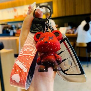 Móc Khoá BEAR-KEY-002 Phụ Kiện Xe,Túi Xách Hình Gấu Hàn Quốc Móc Khóa KOBI Cao Cấp hot trend Hàn Quốc Móc Chìa Khoá Hoa Women Nữ Cua