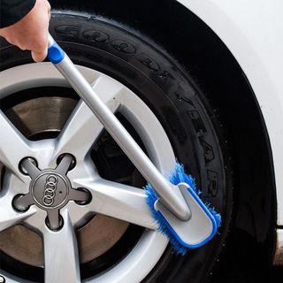 Dụng Cụ Bàn Chải Vệ Sinh Bánh Xe lazang màu xanh vệ sinh bánh xe chuyên nghiệp Phụ Kiện Lau Xe Rửa Xe