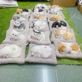 2 Size - Chó Bông Dễ Thương Than Hoạt Tính Khử Mùi Trên Xe Hơi , Khử Mùi Ô Tô - Mèo Bông Chứa Than Hoạt Tính khaihuyauto